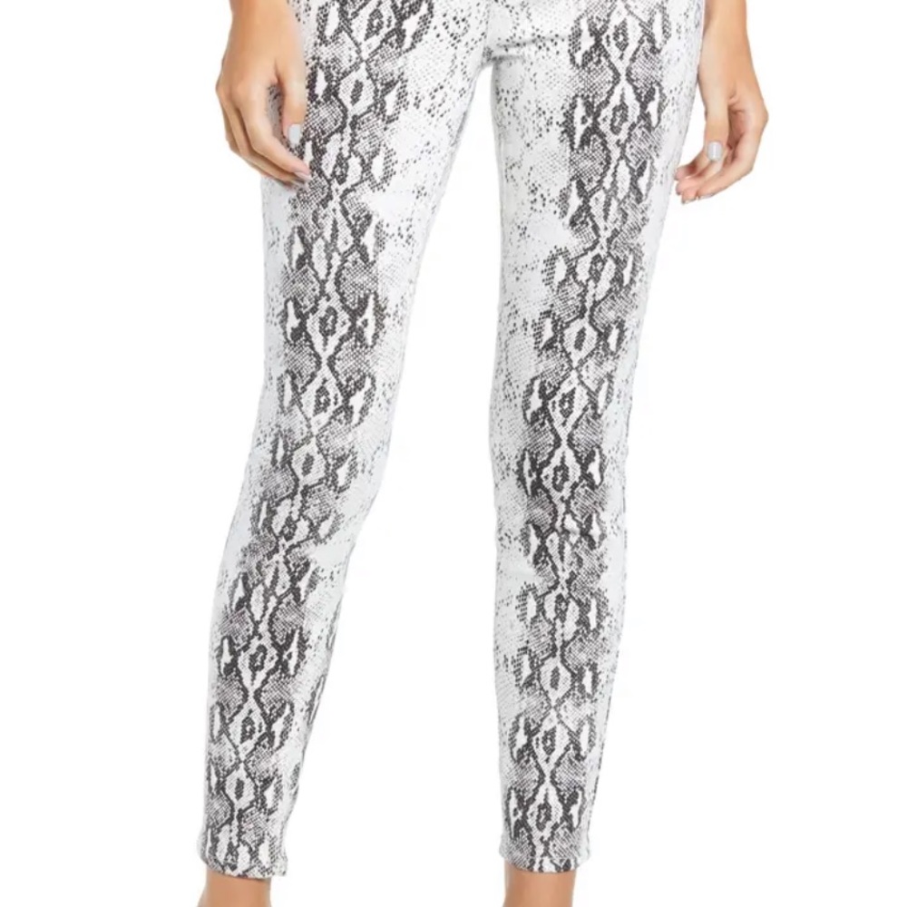 I&M snake print jeans